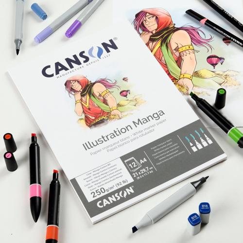 Canson Illustration Manga Pads 250gsm A3 12 Sht