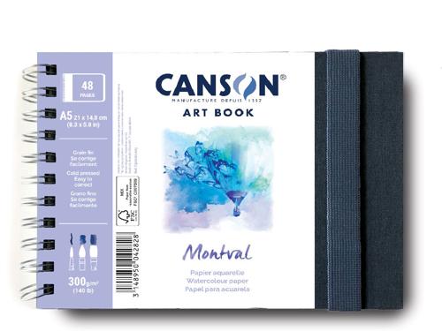Canson Art Book Montval 300GSM A4 Landscape Cold Pressed