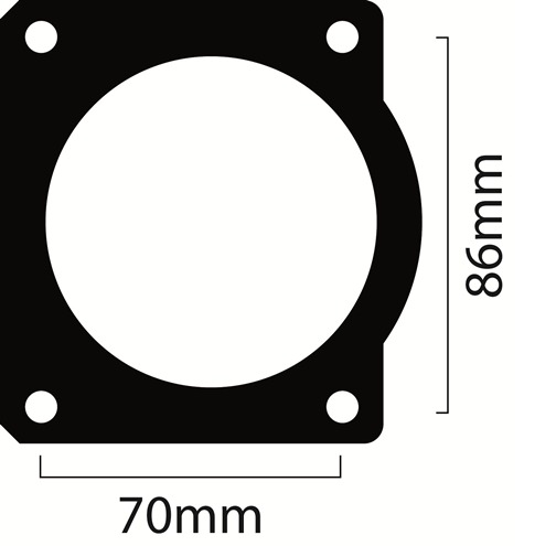 Pod adaptor for Nissan Primera 92-96 & 200SX, enhancing airflow for improved engine performance.