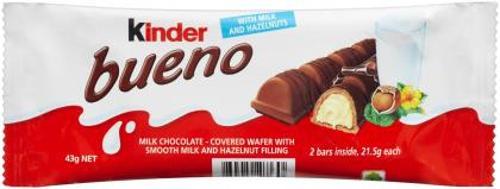Kinder Bueno Chocolate Bars 30 x 43g