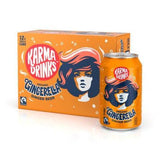 Gingerella Ginger Soft Drink Cans Karma Drinks 12 x 330ml