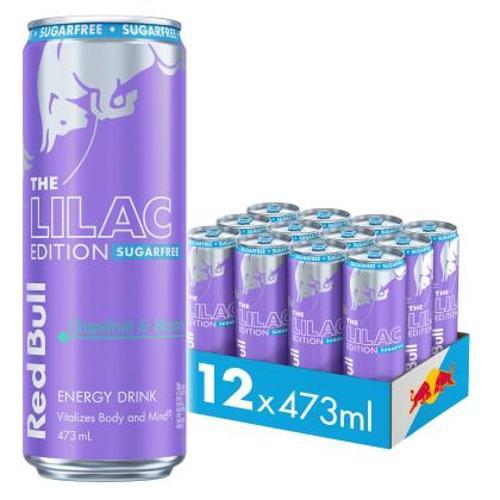 Red Bull Lilac Edition Sugar Free Energy Drink 12 x 473ml