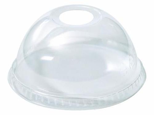 Clear RPET Dome Cup Lids 78mm Huhtamaki 50 Pack