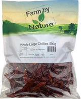 Whole Dried Red Teja Chillies 60-80K SHU Farm By Nature 500g