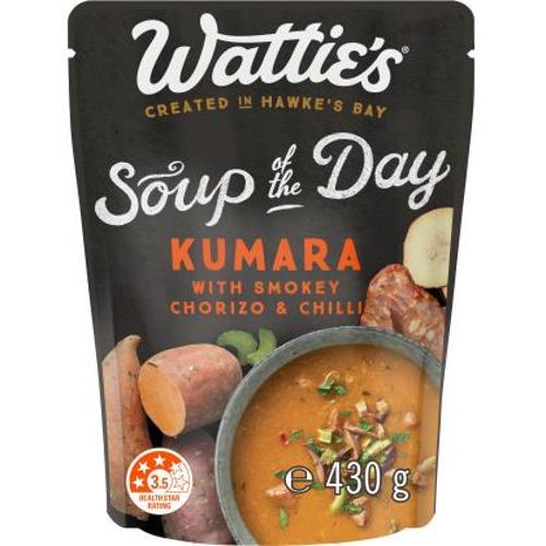 Kumara Chorizo & Chilli Soup Wattie's Soup Of The Day 430g