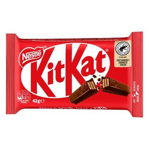 KitKat 4 Finger Milk Chocolate Bars Nestle 48 x 42g