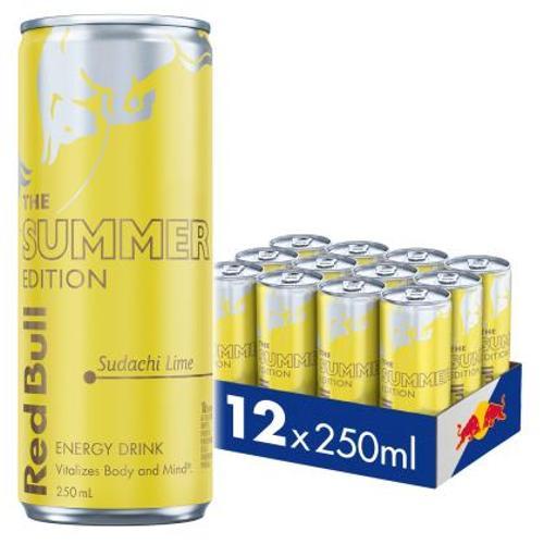 Red Bull Summer Sudachi Lime Energy Drink 12 x 250ml