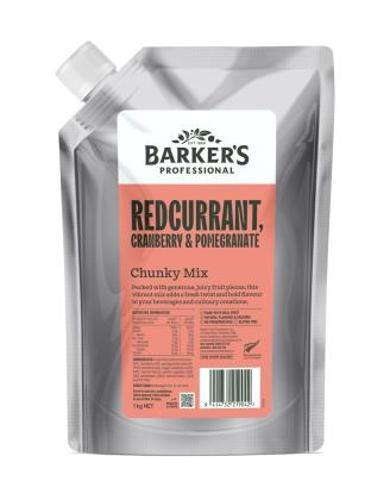 Redcurrant Cranberry & Pomegranate Chunky Fruit Mix Barkers 1kg