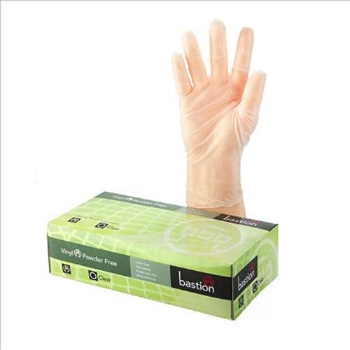 Vinyl Gloves Powder Free Clear Large Bastion 493 100 Pack