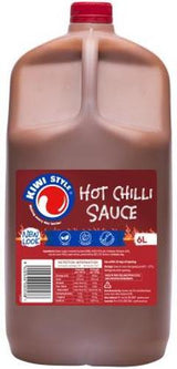 Hot Chilli Sauce Kiwi Style 6L
