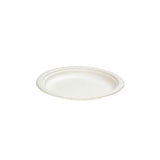 White Sugarcane Disposable Plates Green Choice 50 Pack