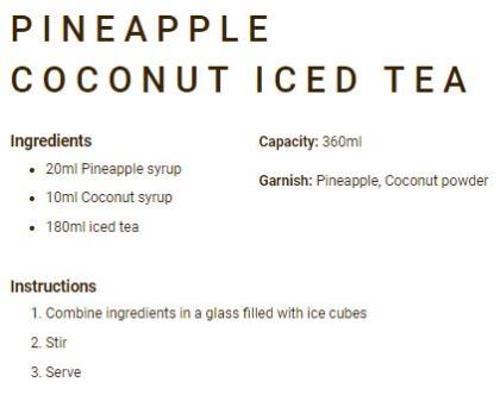 Pineapple Syrup Monin 700ml