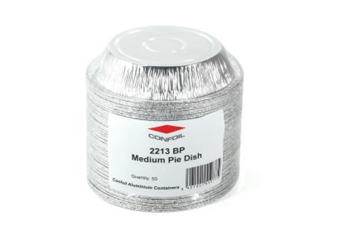 Single Serve Foil Pie Containers 126mm Confoil 50 Pack