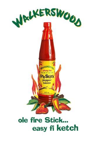 Jamaican Firestick Pepper Sauce Walkerswood 100ml