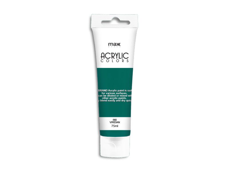 Acrylic Paint - MAX Brand 75ml #560 Viridian (6 Units)