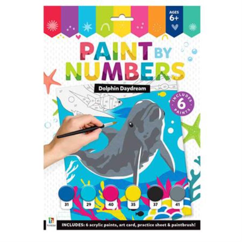 Paint by Numbers Kit - Dolphin Daydream