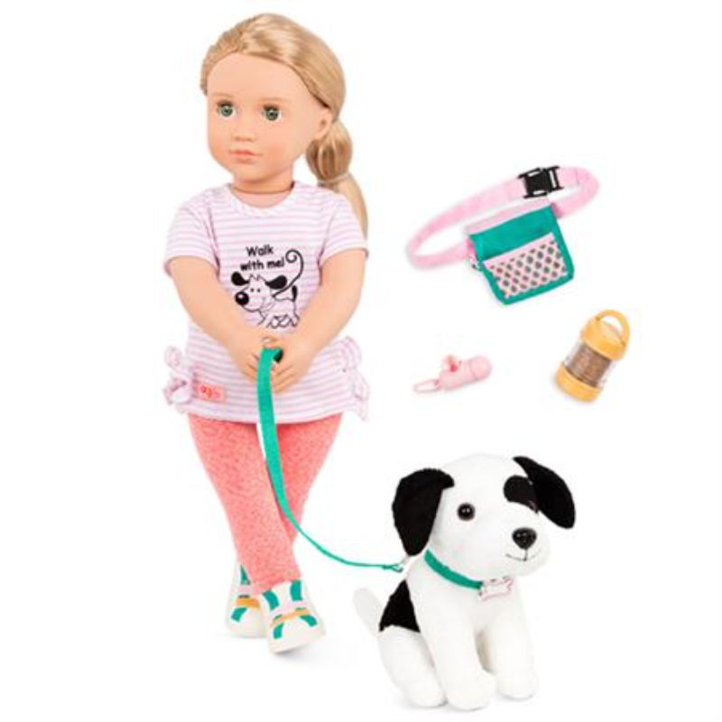 Our Generation 18" Doll Hazel w Pet DOur Generation - Trainer (unit 2) m1 (CH)