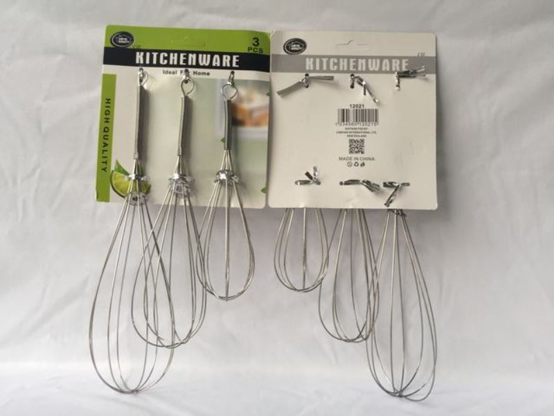 Egg Beater Set - 3pcs (12 Sets)