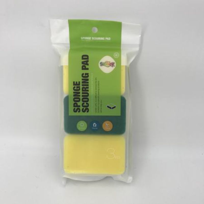 Sponge Scouring Pads  - Yellow (36pcs)