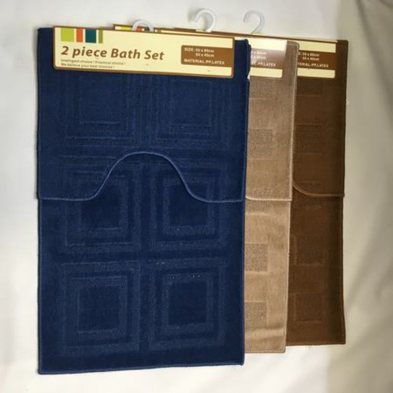 Bathroom Mats Set - Asstd (6 Assorted Sets)