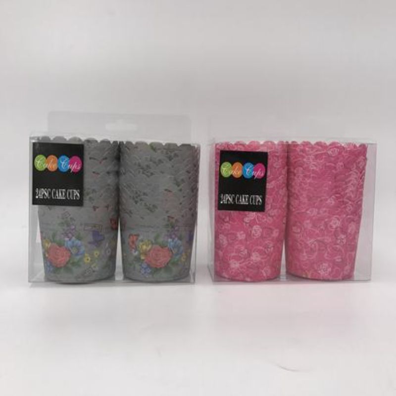 Cake Cups - Grey/Pink (288pcs)