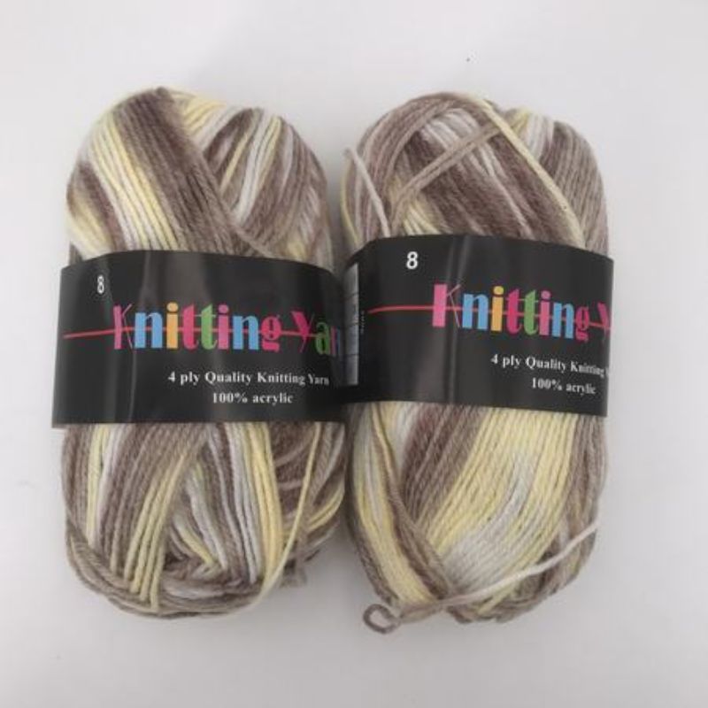Knitting Yarn - Mix #8 100g (6pcs)