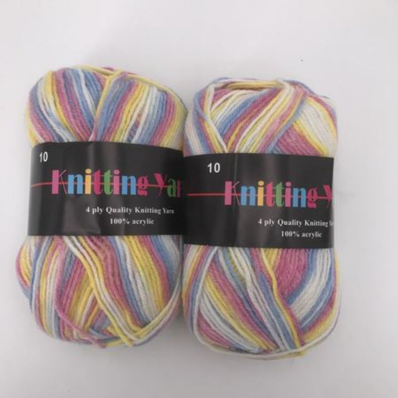 Knitting Yarn - #10 Mix 100g (6pcs)