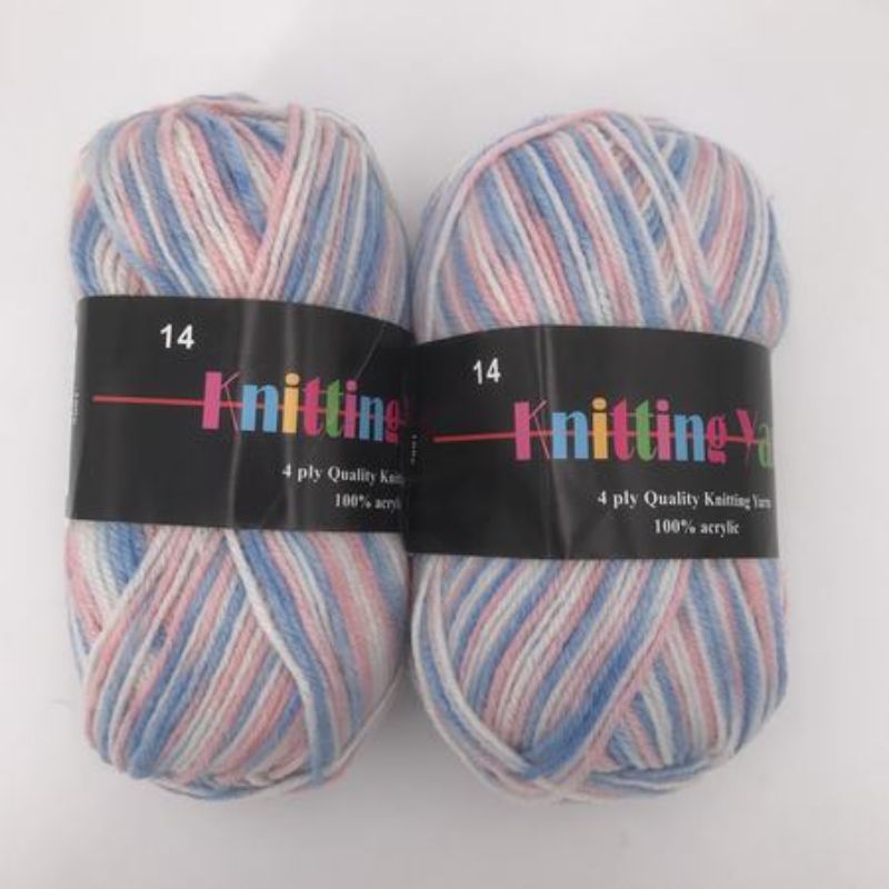 Knitting Yarn - Mix #14 100g (6pcs)