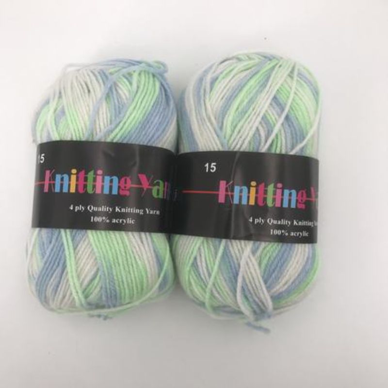 Knitting Yarn - Mix #15 100g (6pcs)