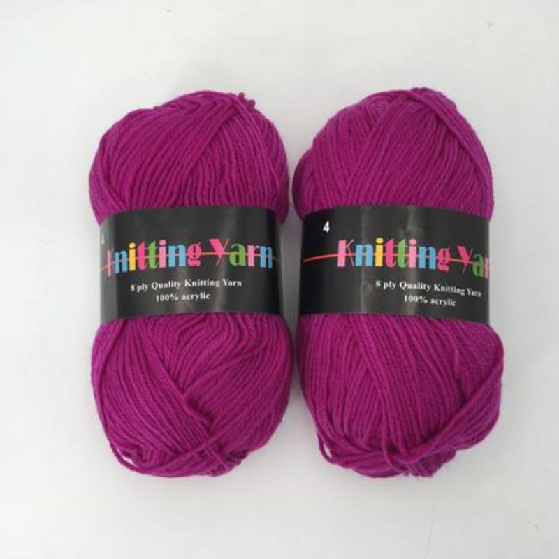 Knitting Yarn - #4 100g (6pcs)