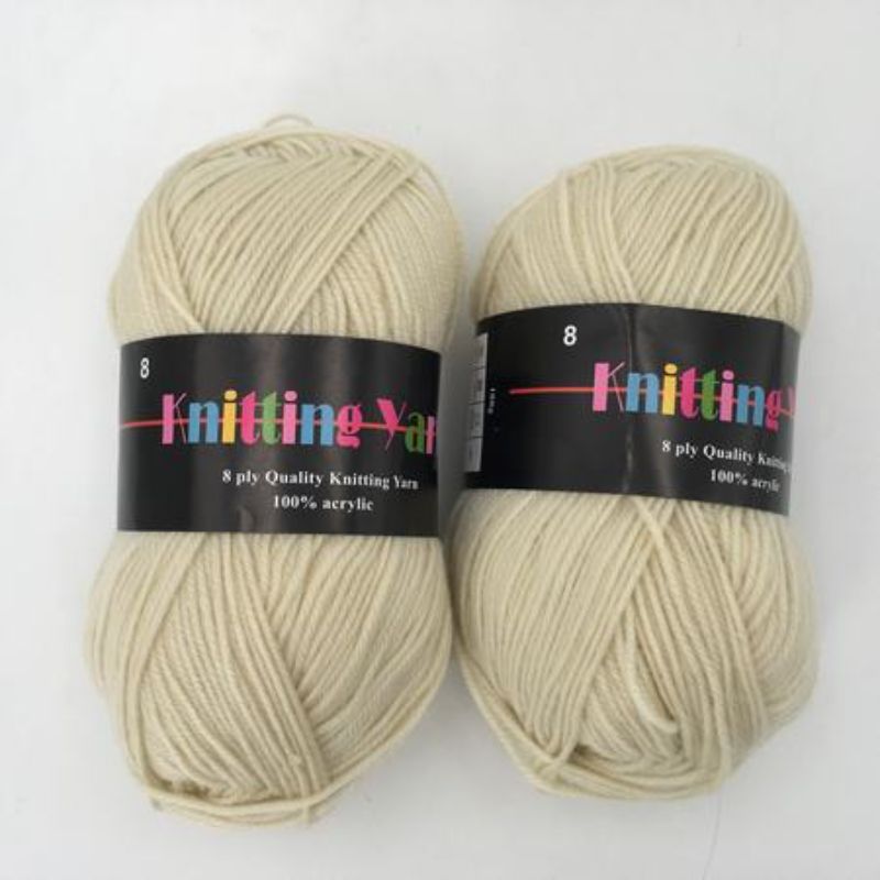 Knitting Yarn - #8 100g (6pcs)