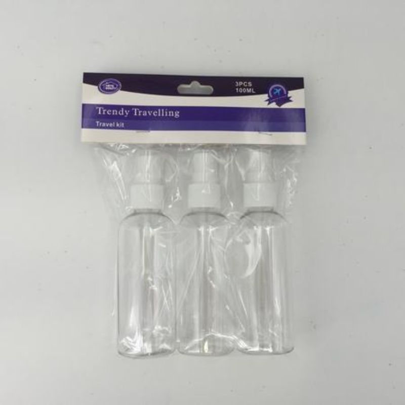 Travelling Bottle 2 - 3pcs 100ml (12 Packs)