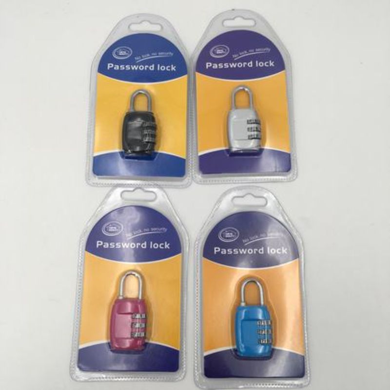 Password Padlock - Asstd (Set of 12)