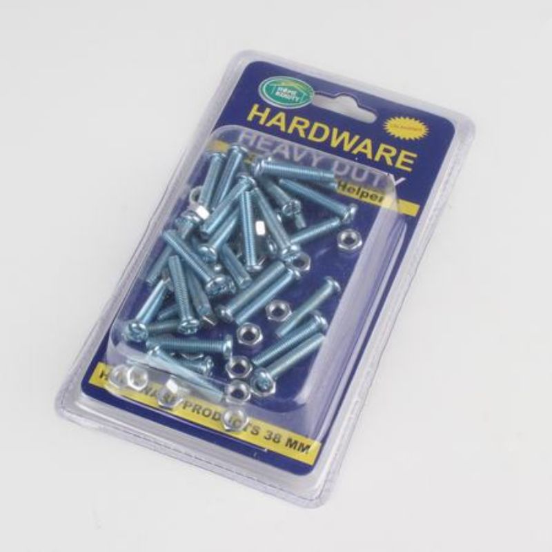 Screw Nuts Set - 1" x 38MM (12 Packs)