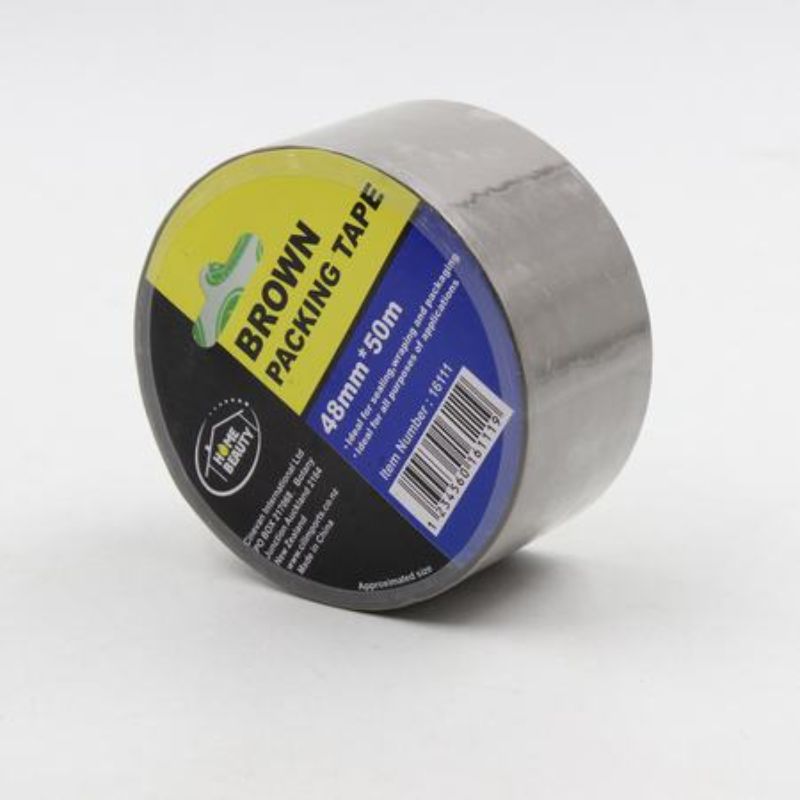 BROWN  PACKING TAPE - 48mm x 50m (Set of 12)