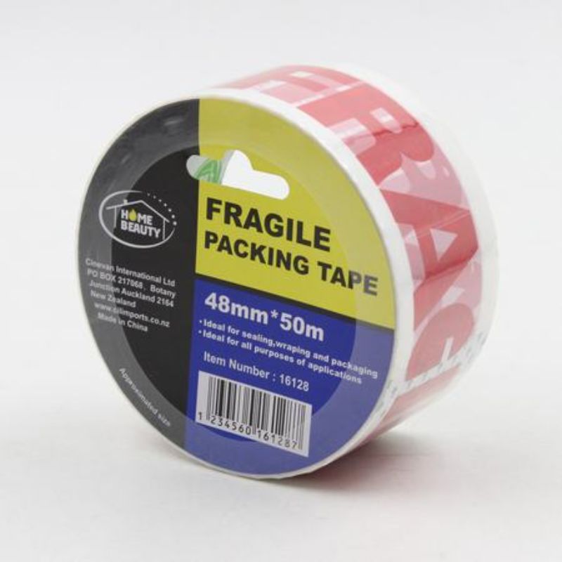PACKING TAPE - FRAGILE 48mm x 50m (Set of 6)