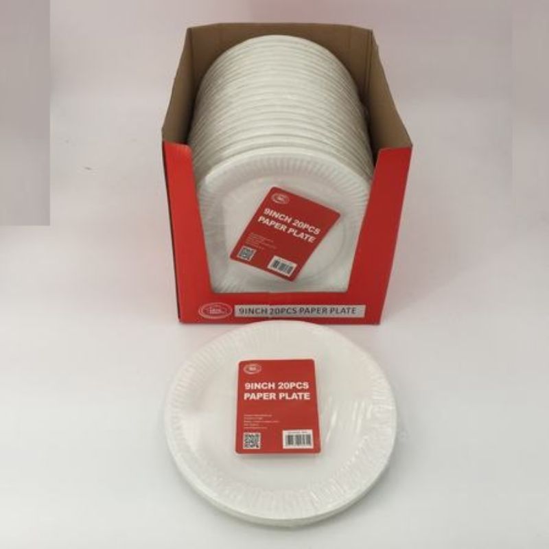 Paper Plate - 9" (240pcs)