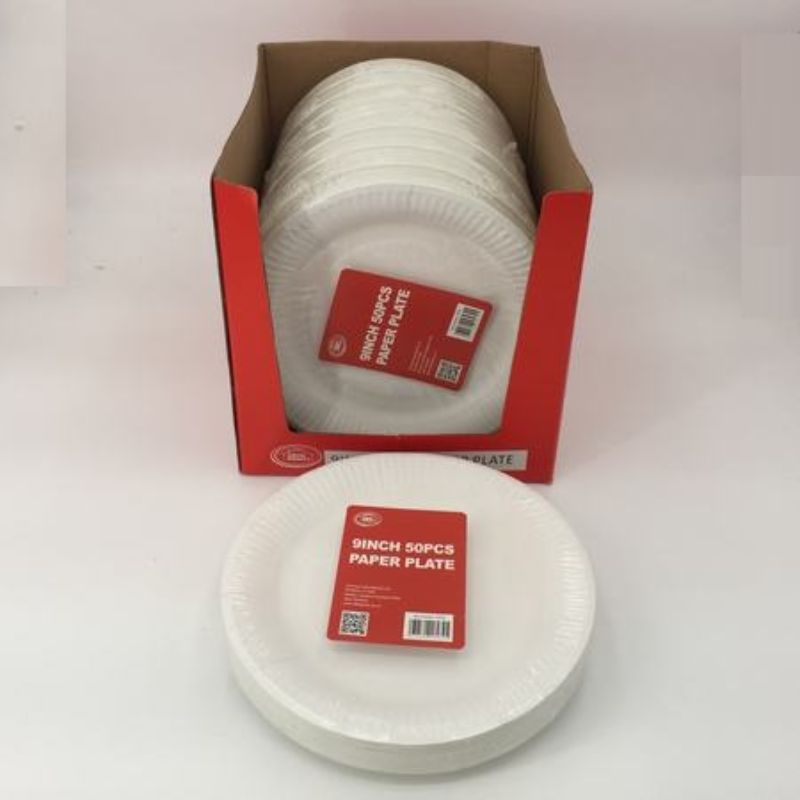 Paper Plate - 9" (900pcs)
