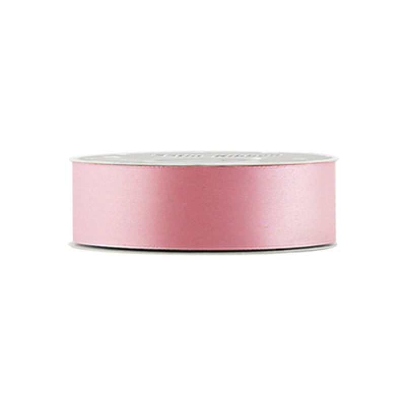 Satin Ribbon - Light Pink 2cm x 21 Yard (Set of 5)