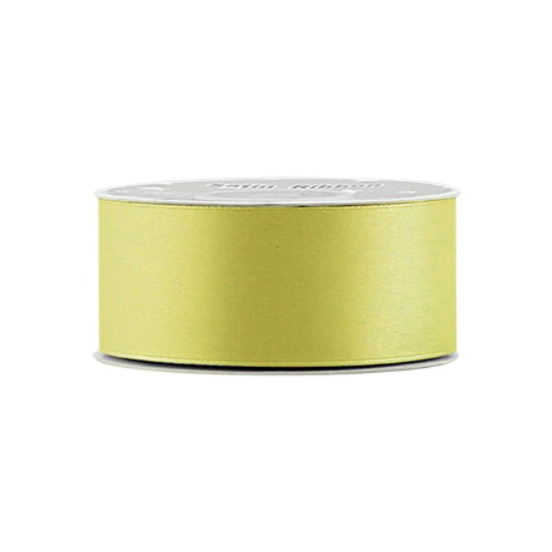 Satin Ribbon - Yellow 2.5cm x 21 Yard (Set of 5)
