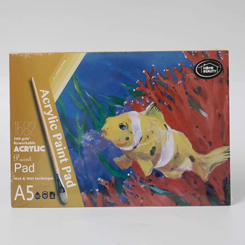 Acrylic Paint Pad - A5 300g 12 Sheets (Set of 12)
