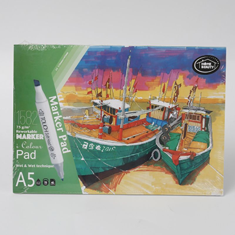 Marker Pad - A5 75g 40 Sheets (Set of 12)