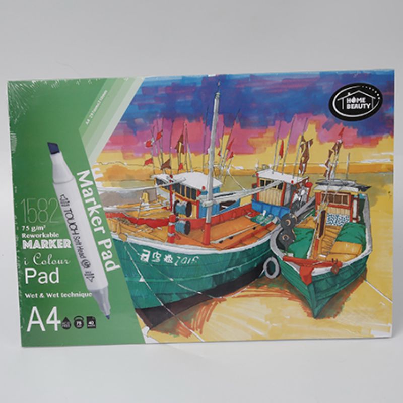 Marker Pad - A4 5g 40 Sheets (Set of 12)