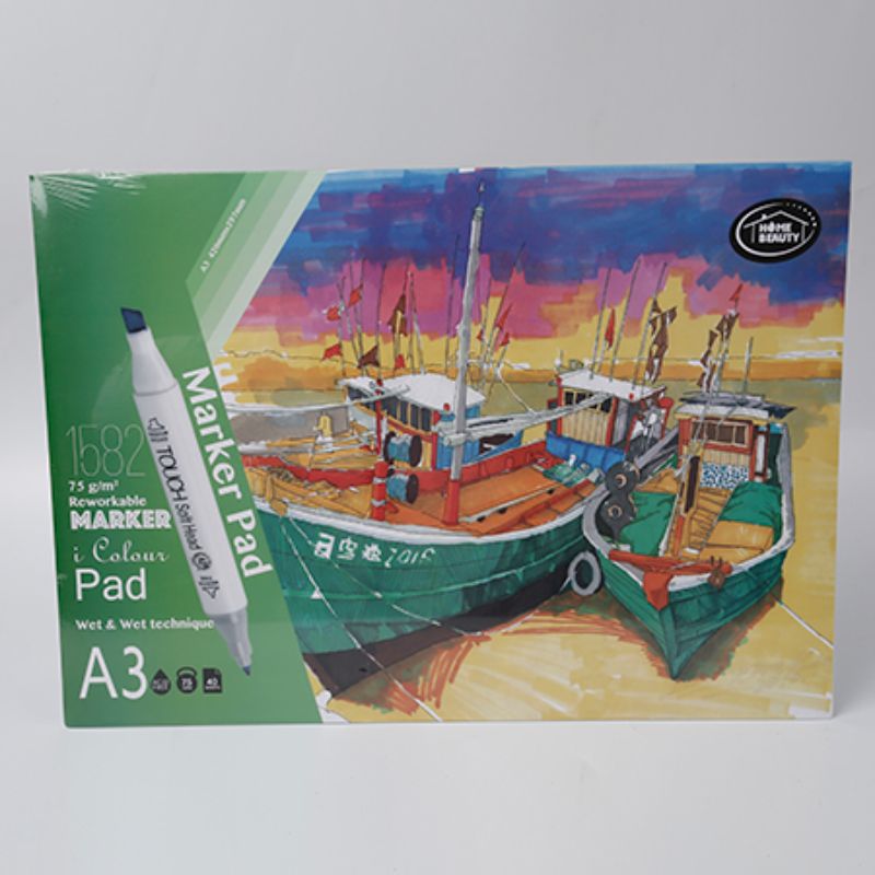 A3 Marker Pad  - 75g 40 Sheets (Set of 12)