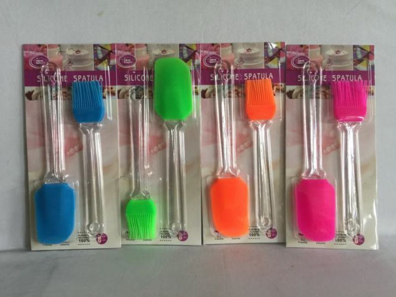 Slicone Spatula and Brush (12 Assorted Sets)