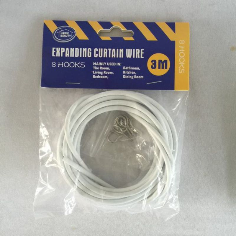 Curtain Wire - 3m (Set of 12)
