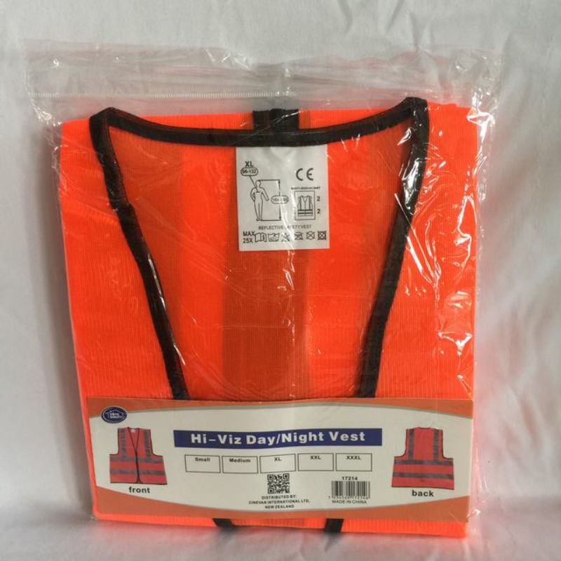 Safety Vest - Orange XL (Set of 12)