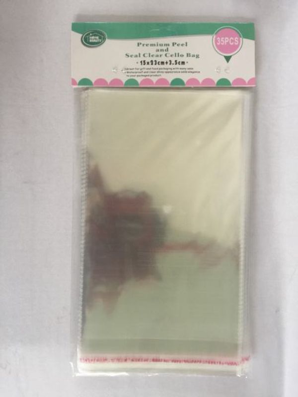 Seal Cello Bags - Clear 15 x 23cm (420pcs)