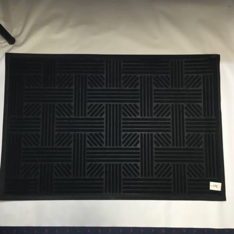 Floor Mat - 80 x 120cm Black (Set of 3)