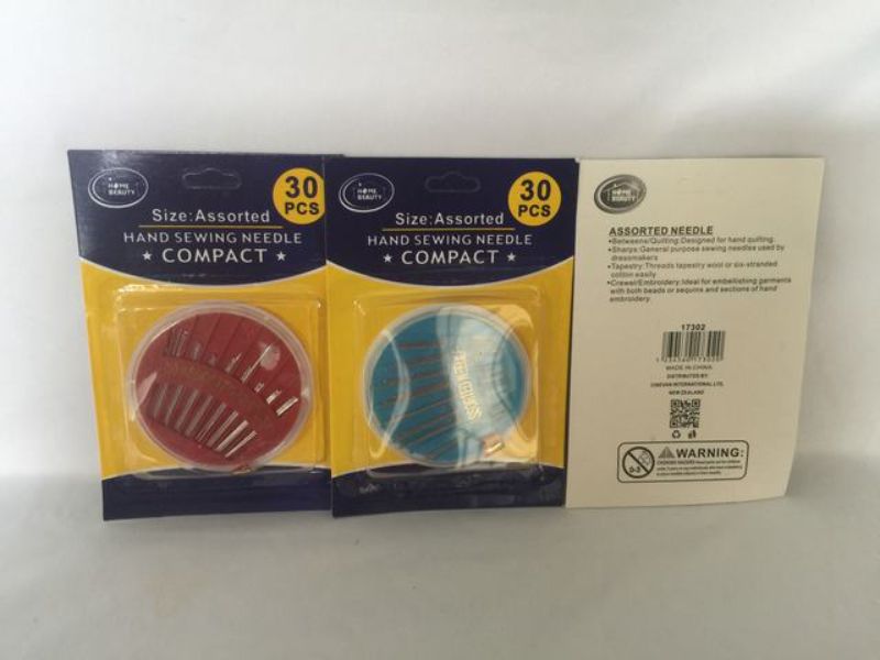 Hand Sewing Needle  Set - Assorted 30pcs (12 Sets)